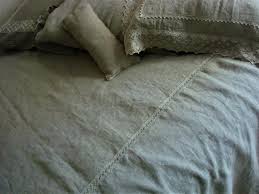 linen bed coverlet softened linen