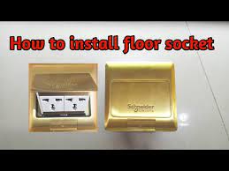 how to install floor socket you