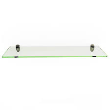 Thick Rectangle Tempered Glass Shelf