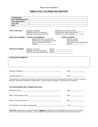 Employee Counseling Form Template Lobo Black
