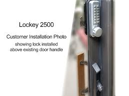 lockey 2500 sliding door keypad lock