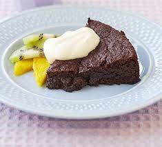 Good Food Chocolate Brownie Cake gambar png