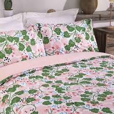 duvet cover with pillowcases ivy pink