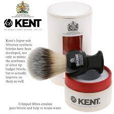 kent blk4s shaving brush with ultra