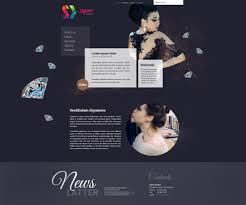 glamorous hair makeup html template