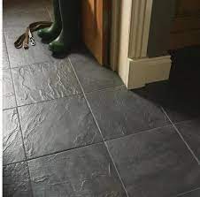matt black ceramic floor tile size