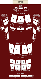 Greek Theater Seating Chart Seating Charts Theater