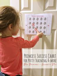 Potty Training With A Princess Success Chart Free Printable