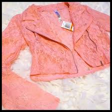 Nwt Girls Sml 8 Lace Jacket Nwt