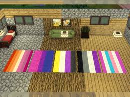 the sims resource minecraft wool rug set