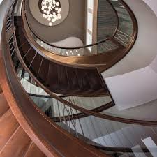 75 Traditional Glass Railing Staircase