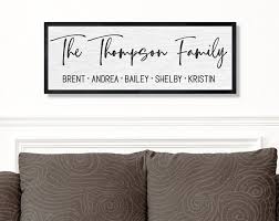 Personalized Family Sign Taylorsigns