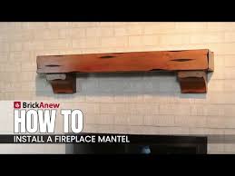 Fireplace Mantel Install A Mantel