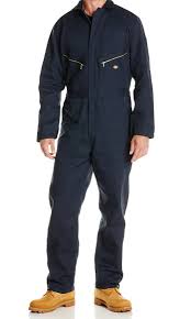 Details About Dickies Mens Navy Blue Size Xl Zipper Pocket Regular Work Coveralls 119 292