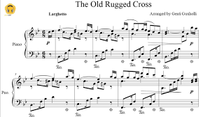 the old rugged cross piano solo sheets
