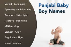 top 200 punjabi baby boy names and