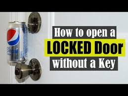 Breaking and entering might only be a misdemeanor, but it's still a crime and you can still face jail time for it. How To Open A Locked Door Without A Key Youtube Locked Door Life Hacks Youtube Key Diy