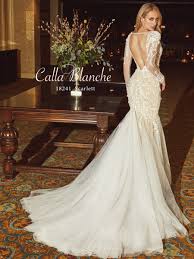 Scarlett Calla Blanche Long Sleeve Wedding Dresses Sydney