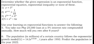 Exponential Function Exponential