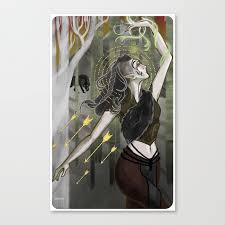 inquisitor lavellan tarot canvas print