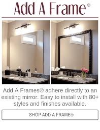 Custom Diy Bathroom Mirror Frame Kits