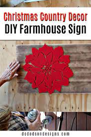 country crafts christmas decor stencil hack