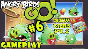 Let's Play Angry Birds Go: Pt. 6 (King Pig, I Summon You) 5 New Cars pt. 2  [iOS Gameplay] - YouTube