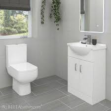 Rak 600 Toilet And Sink Vanity Unit Set