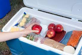 keeping food in the cooler