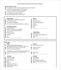 16 New Employee Checklist Template Free Sample Example
