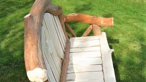 Rustic Garden Bench Coppice Creations