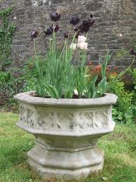 stone garden urns and planters