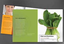 half fold brochure template for health