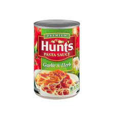 hunt s pasta sauce garlic herb 24oz