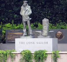 lone sailor statue sailor statue