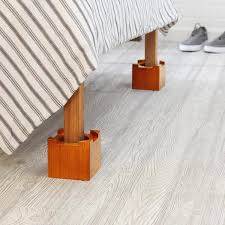 Honey Can Do Maple Square Wood Bed