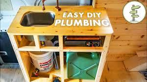 cheap & easy diy camper van plumbing
