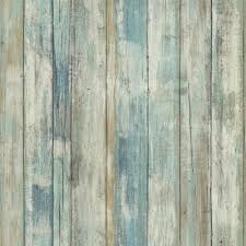 blue wood look wallpaper home