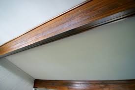 to stain wood beams without sanding