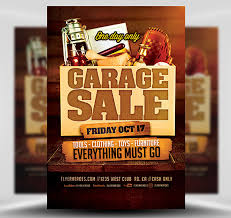Garage Sale Flyer Template Flyerheroes