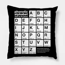 funny phonetic alphabet chart when on