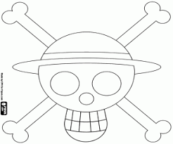 You can download and print out the coloring pages for kids jolly roger from our website. Logo Of Straw Hat Pirates Coloring Page Printable Game