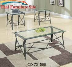 Three Tempered Glass Top Tables