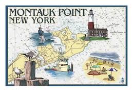 Montauk Point New York Nautical Chart