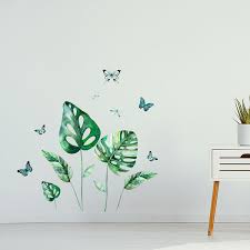 Wall Sticker Tropical Leaves