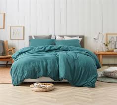 Stylish Teal Queen Bedding Decor Extra