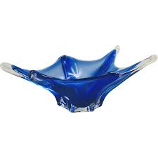 Mid Century Murano Glass Bowl