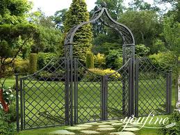 Wrought Iron Garden Gate Arch For