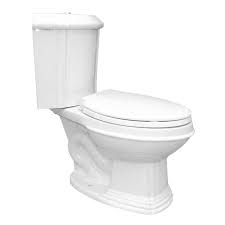 Renovators Supply Elongated Dual Flush Corner Toilet White