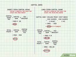 4 ways to calculate capital gains wikihow